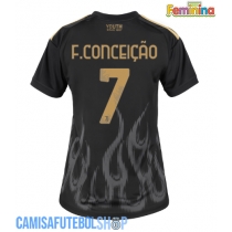 Camisa de time de futebol Juventus Francisco Conceicao #7 Replicas 3º Equipamento Feminina 2026-27 Manga Curta